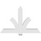 Ekena Millwork Redmond Architectural Grade PVC Gable Bracket, 60"W x 40"H x 6"D x 6"F, 16/12 Pitch GBP060X40X0606RED00 - alternate 5